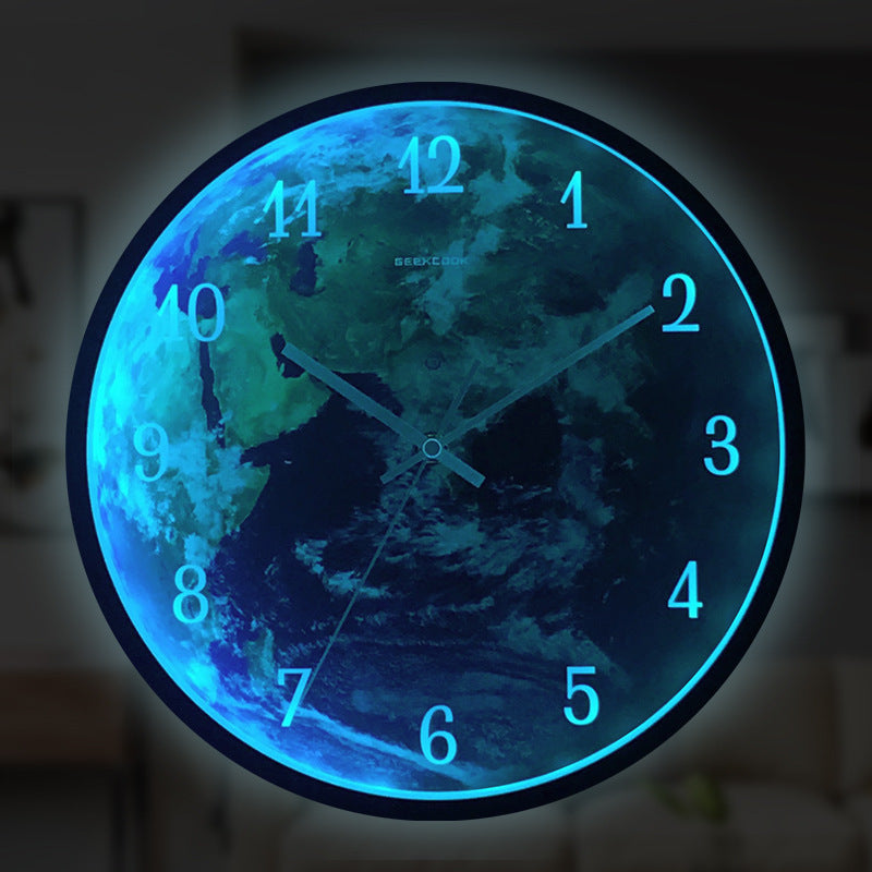 🕰️ Voice-Activated LED Night Light Wall Clock – Smart & Stylish Timepiece ✨