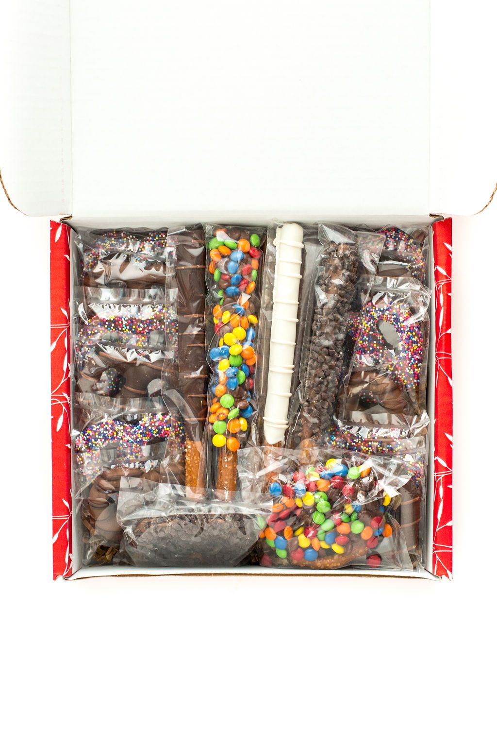 *🍫🥨 Chocolate Pretzel Passion Gift Box – 22 Hand-Dipped Gourmet Pretzels 🎁*