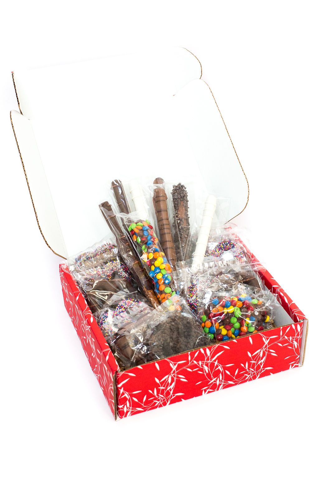 *🍫🥨 Chocolate Pretzel Passion Gift Box – 22 Hand-Dipped Gourmet Pretzels 🎁*