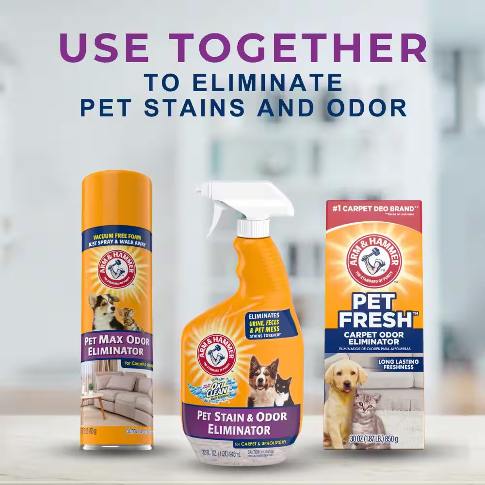 🐾 32 Oz. Pet Stain & Odor Eliminator Spray – Powerful & Enzyme-Based Cleaner! 🧼✨