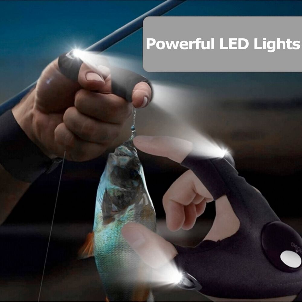 LED Flashlight Gloves – Multipurpose LED Light Gloves for Hands-Free Illumination🔦🧤