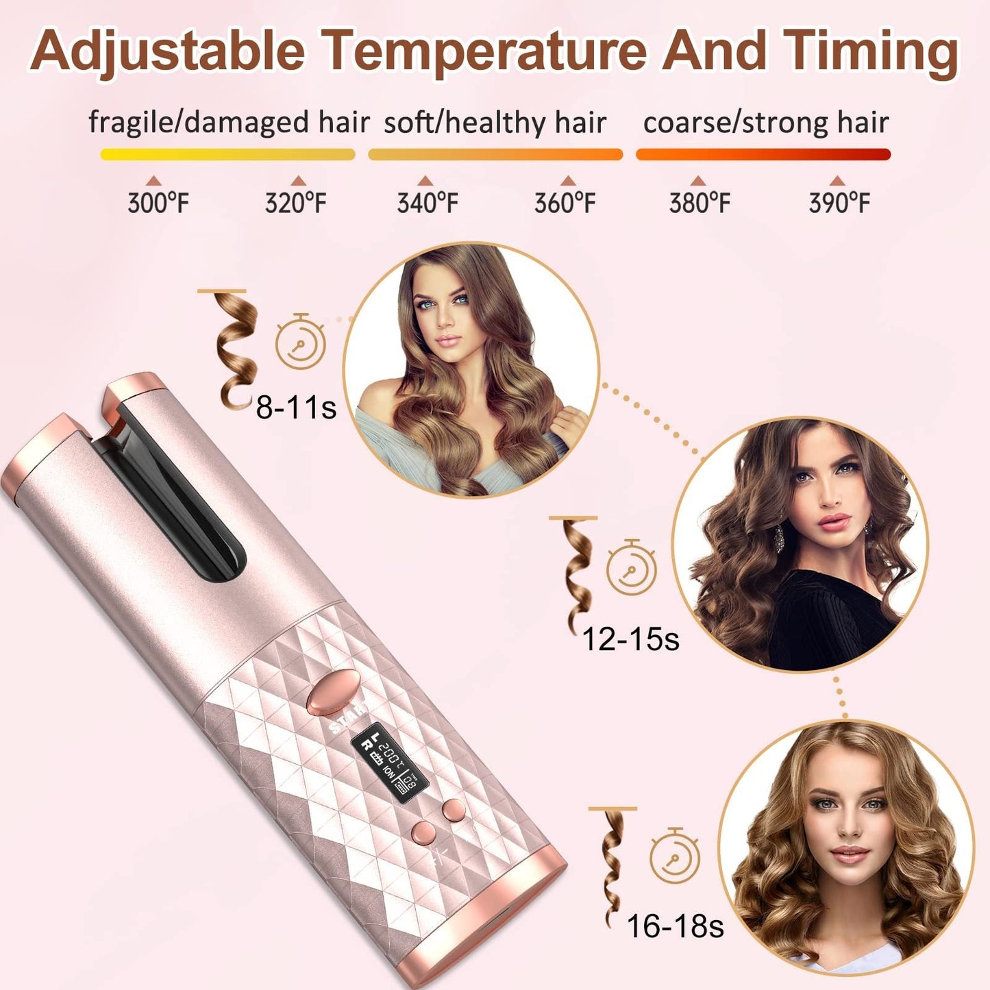 💇‍♀️ Portable Automatic Hair Curler: Effortless Curls On-the-Go 🌟