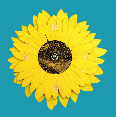 Sunflower Wall Clock 🌻