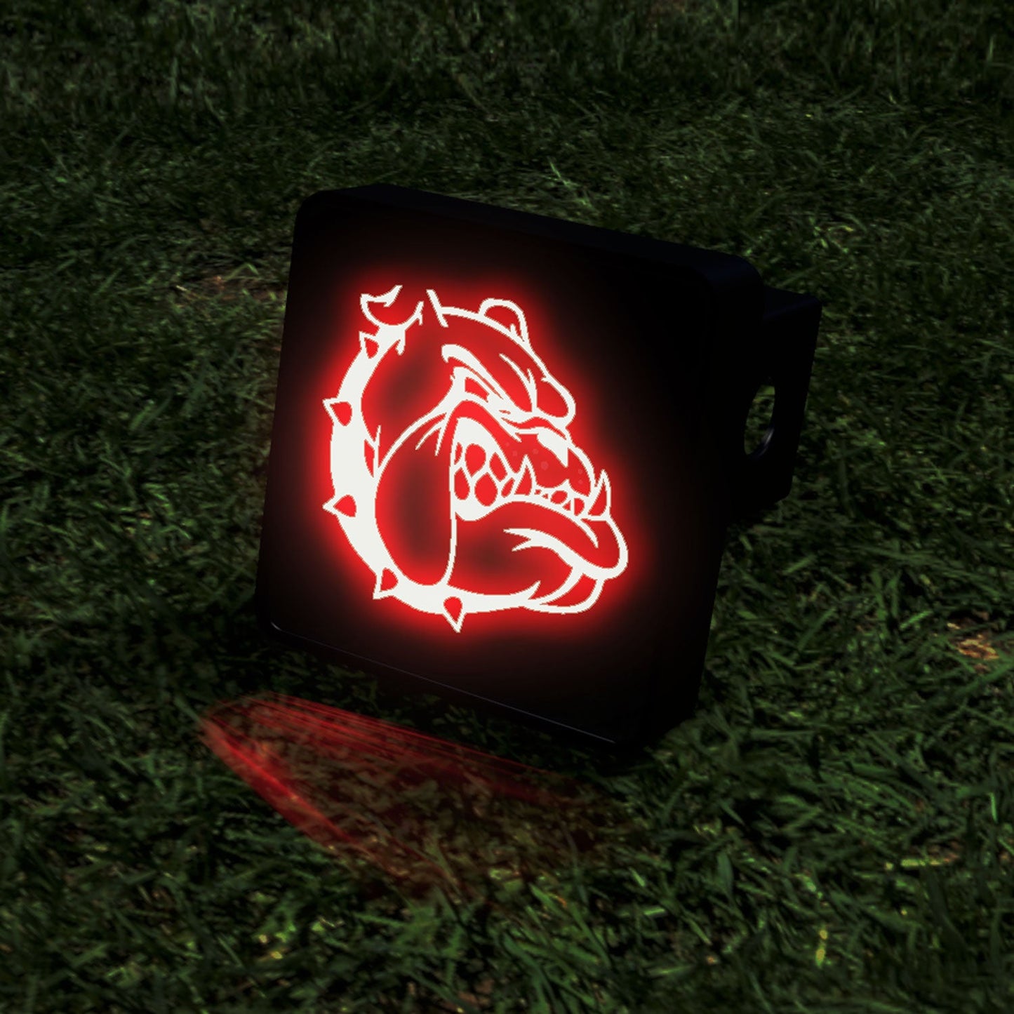 🐾 Bulldog LED Hitch Cover - Brake Light 🚨