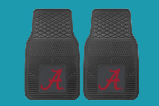 🏈 NCAA 2-Piece Vinyl Car Mat Set - Durable & Stylish Protection🚗