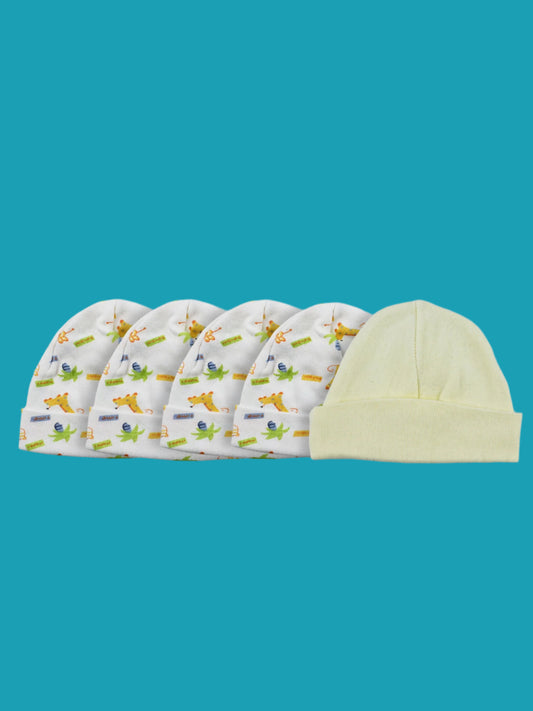 Bambini Baby Cap (Pack of 5) | Soft & Cozy Hats for Newborns 👶🧢