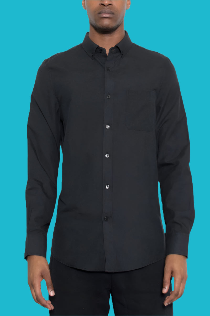 👔 Signature Long Sleeve Button-Down Shirt for Men – Classic & Stylish ✨