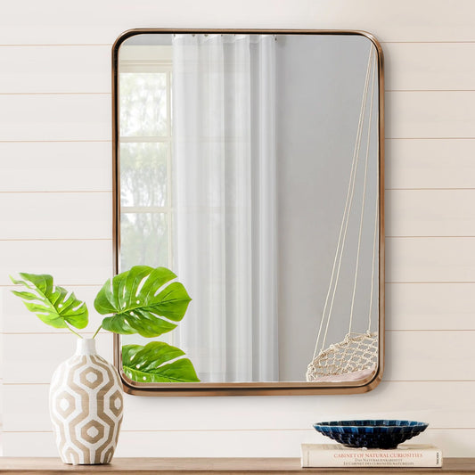 ✨ Gold Bathroom Hanging Mirror – Elegant and Stylish Wall Mirror for a Chic Bathroom Decor 🛁