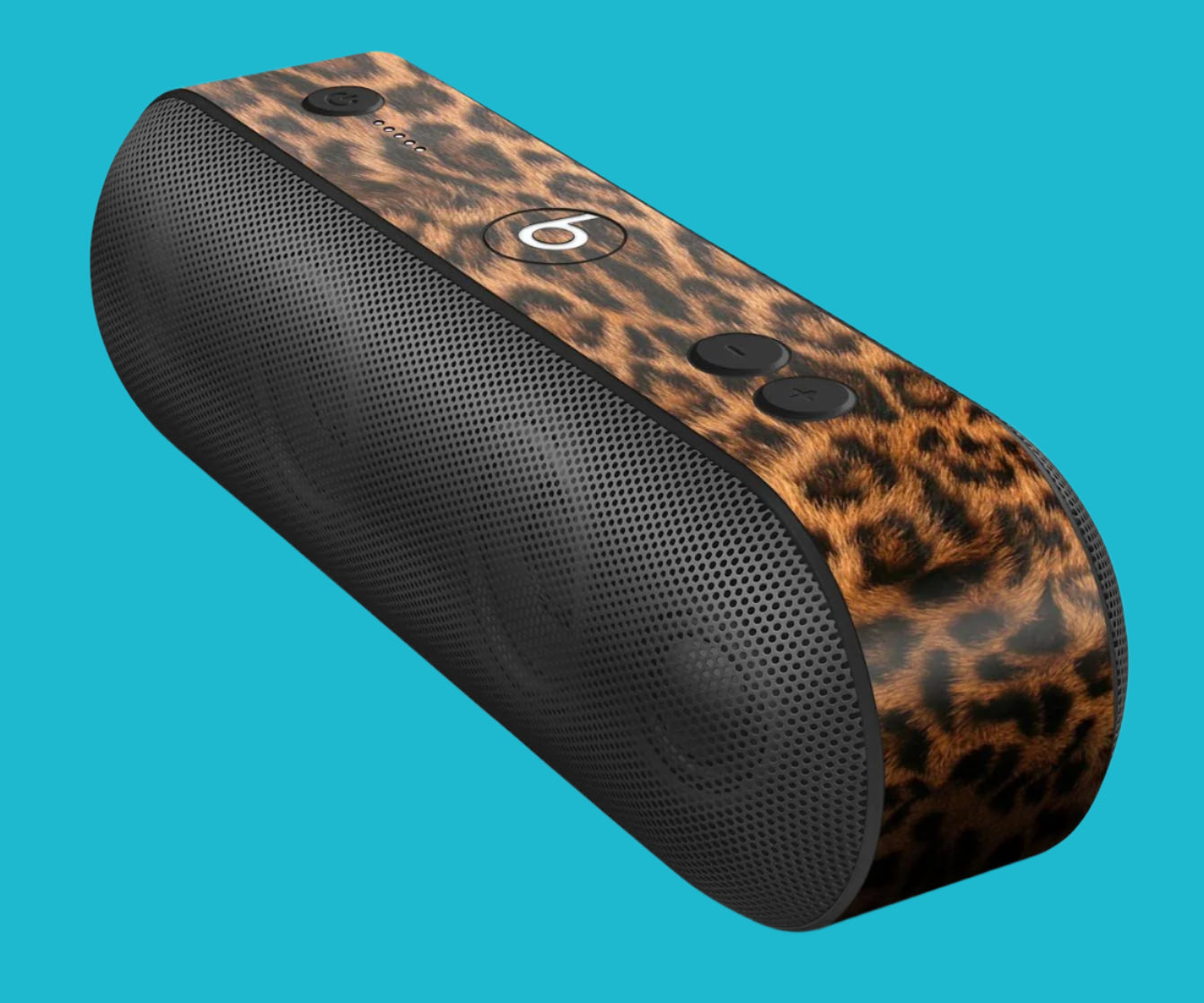 🎧 Mirrored Leopard Hide – Full Body Skin Decal Wrap Kit for Beats by Dre 🐆✨