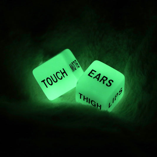 Glow in the Dark Love Dice – Fun Sexy Couple Game Toy 🎲💖