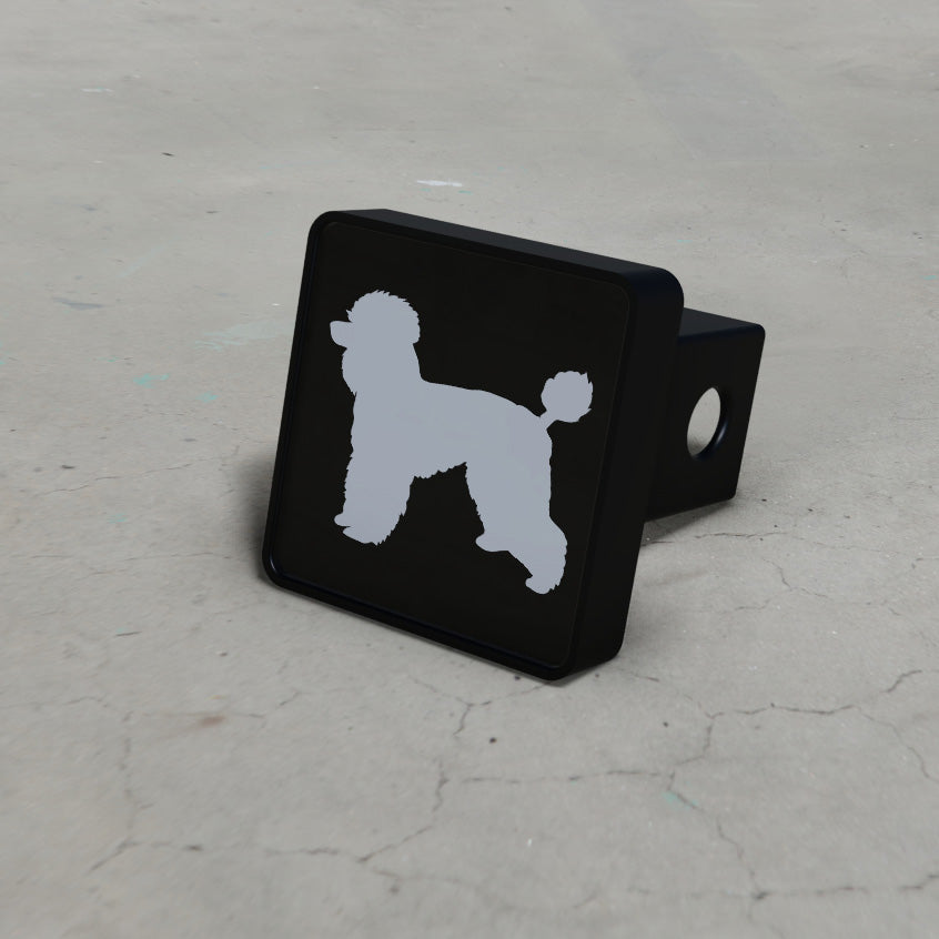 🐩 Poodle LED Brake Hitch Cover - Stylish & Safe Tail Light 🚨