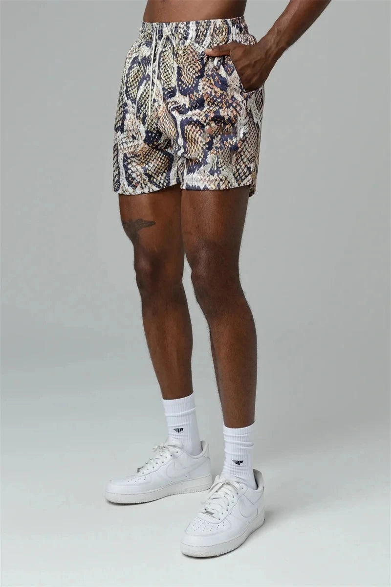 "🐍 Snake Men's Beach Shorts – Bold, Stylish & Comfortable for Summer Adventures 🌞"