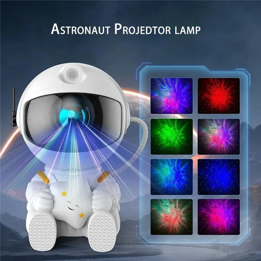 Astronaut Galaxy Star Projector – Starry Night Light for Kids & Home Decor 🚀✨