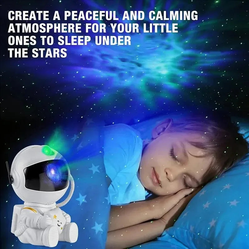 Astronaut Galaxy Star Projector – Starry Night Light for Kids & Home Decor 🚀✨