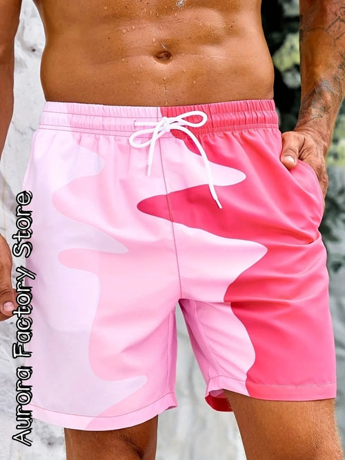 "🌞 Summer Men's Colorful 3D Shorts – Bold, Vibrant & Comfortable for Every Adventure