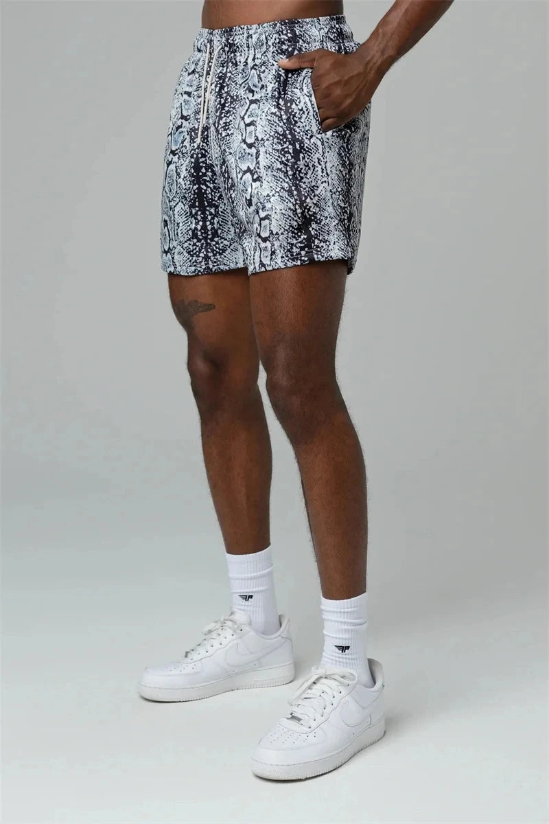 "🐍 Snake Men's Beach Shorts – Bold, Stylish & Comfortable for Summer Adventures 🌞"