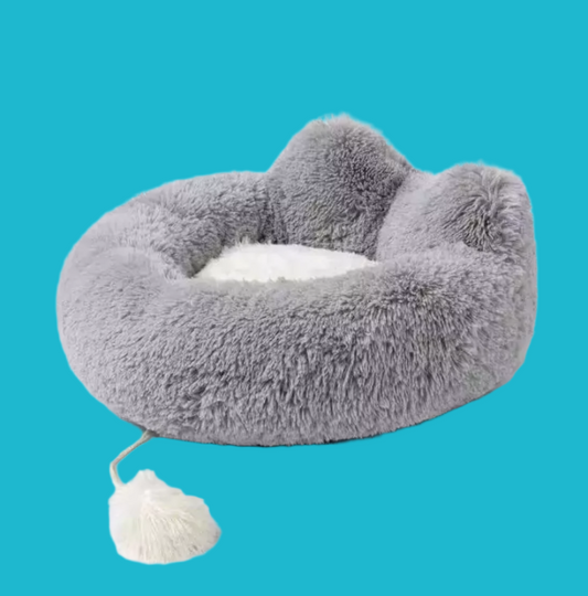 Cozy Plush Pet Bed 🐾🛏️