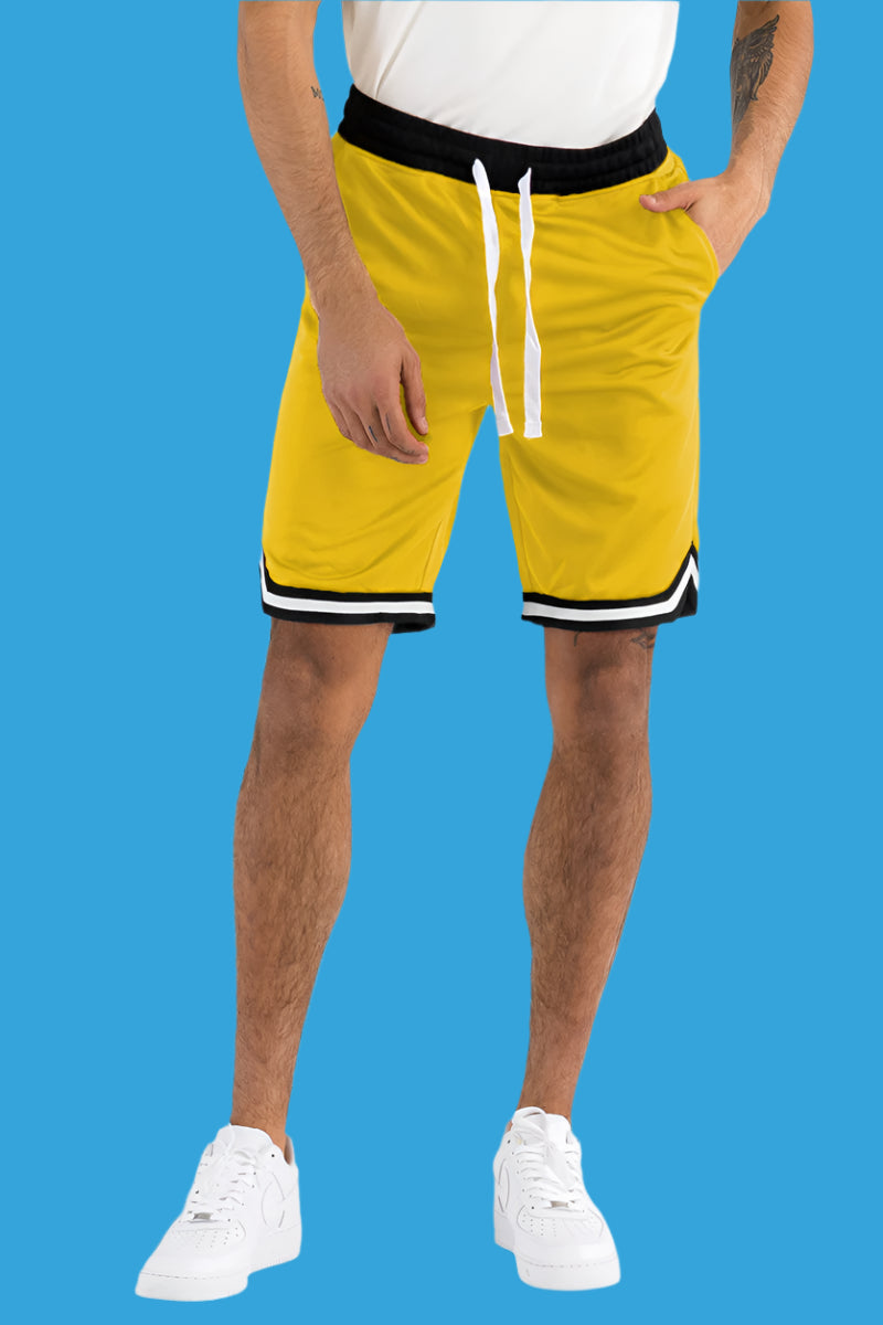 🏀 Men's Striped Basketball Active Jordan Shorts – Comfort & Style in Motion