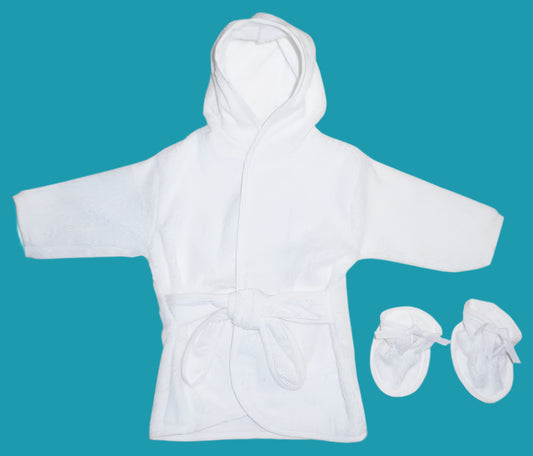 Bambini Blank Terry Robe | Soft & Cozy Baby Robe for Ultimate Comfort 🛁👶