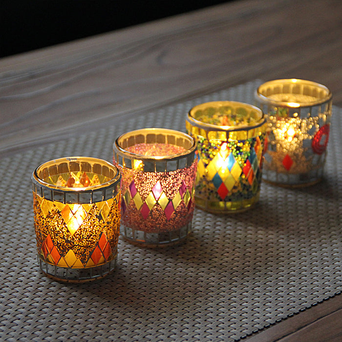 Elegant Handmade Glass Candle Holders – Unique and Artistic Lighting Décor 🕯️✨