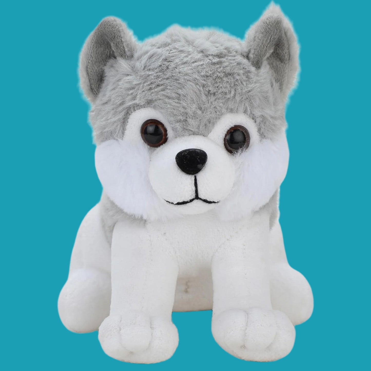 Plush Husky Soft Toy for Babies | Gentle & Huggable Cuddle Buddy 🐾💙