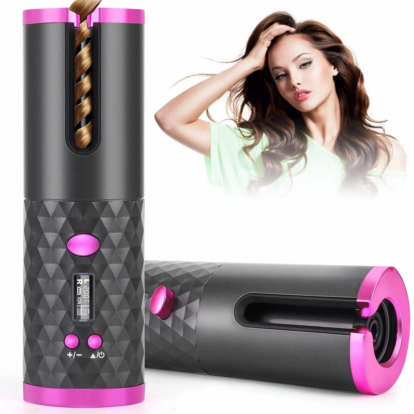 💇‍♀️ Portable Automatic Hair Curler: Effortless Curls On-the-Go 🌟