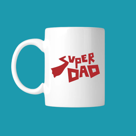 Super Dad Unique Design Coffee Mug – The Perfect Gift for Every Dad 👨‍👧‍👦💪