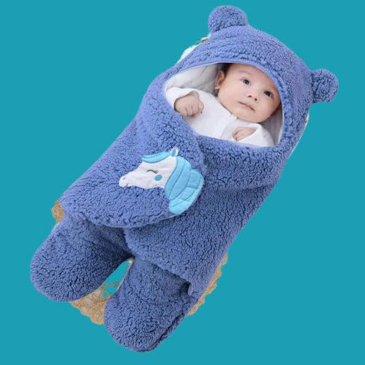 Sleeping Bag Newborn Combo: Super Soft Baby Wrapper Cum Baby Blanket Set 🌙👶💤