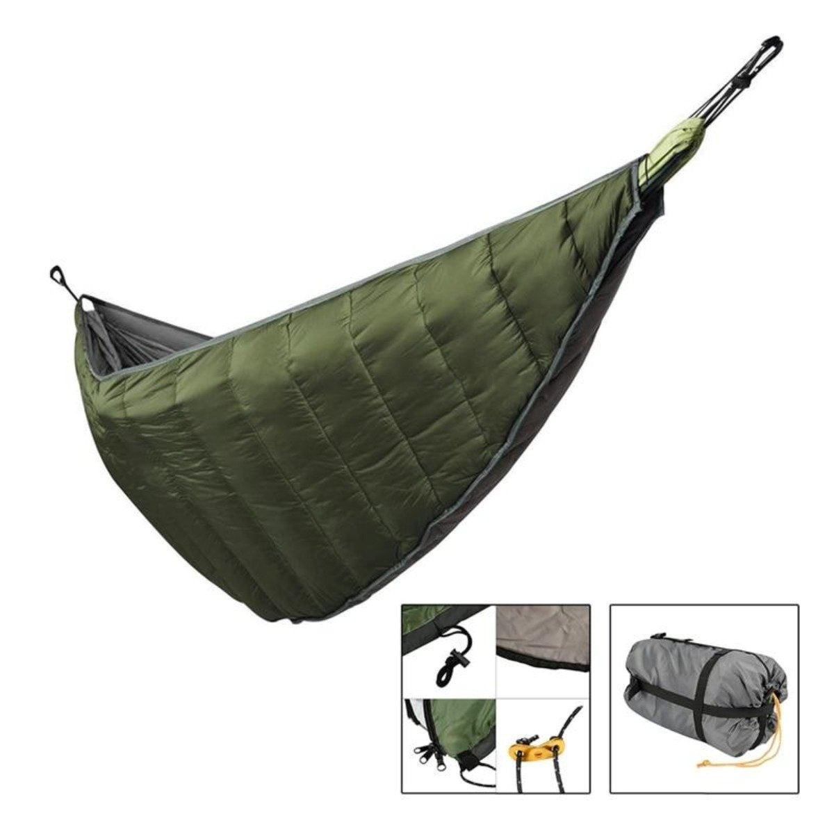 Durable Waterproof Nylon Outdoor Camping Hammock Under quilt – Stay Warm and Cozy🏕️🌲