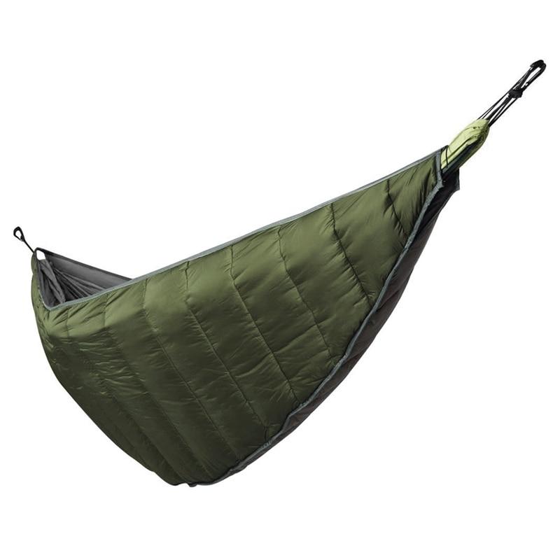 Durable Waterproof Nylon Outdoor Camping Hammock Under quilt – Stay Warm and Cozy🏕️🌲